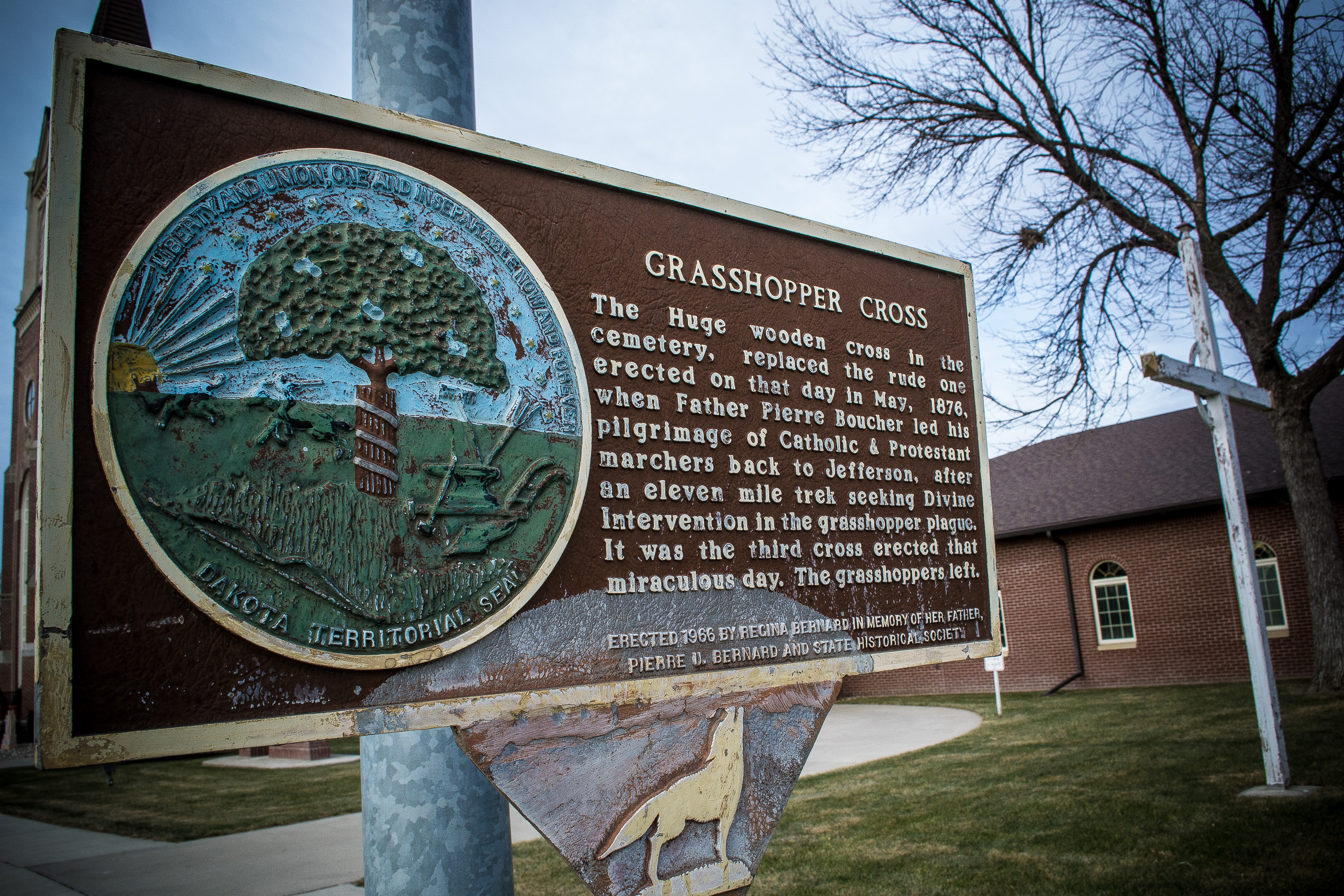 Grasshopper Cross Sign